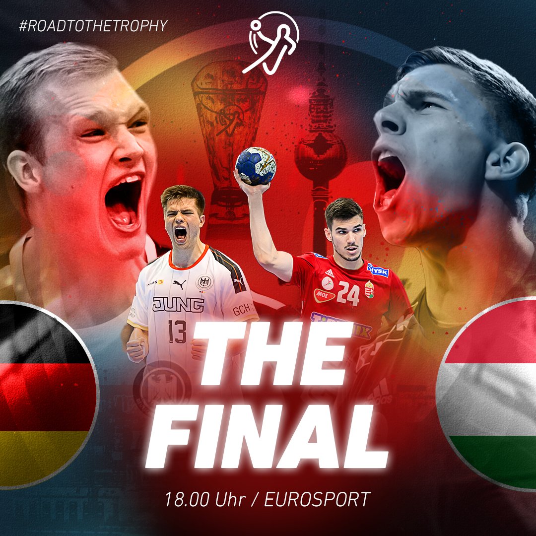chrische1899's tweet photo. Glückwunsch zum erreichen des Finale @DHB_Teams U21

Heute live 18 Uhr auf @Eurosport 1
Daumen drücken
#handball2023 #WIRIHRALLE #aufgehtsDHB #Germany #Handball https://t.co/zhrrG40EOO