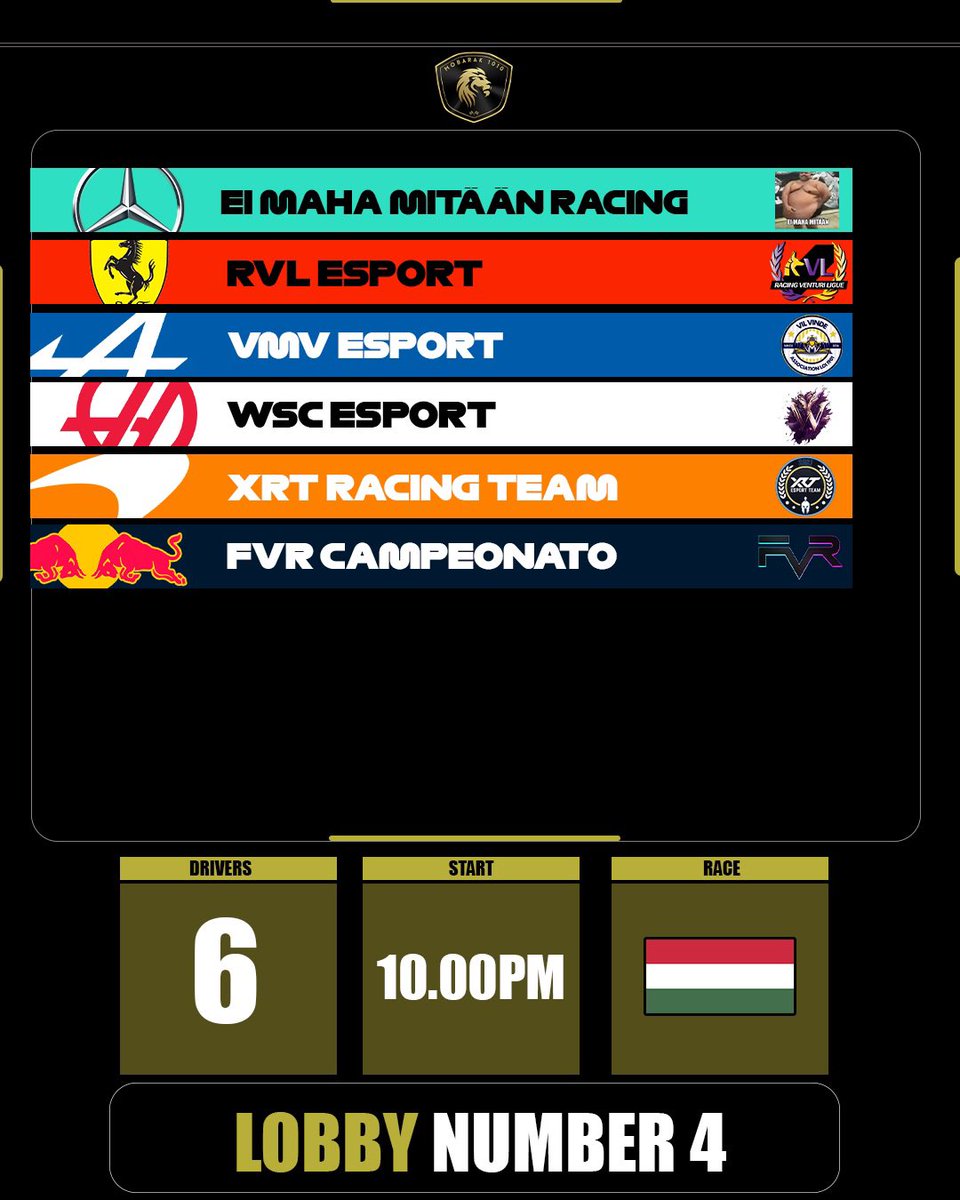 SCI_Mobarak's tweet photo. Mobacup act 5 Pre-qualification !

July 8 

The 10 fastest teams will qualify for the 12-hour event on July 15 👊

• Former winners

Act 1 : FLR 
Act 2 : @XRTracingteam
Act 3 : @TF_ESPORTSTEAM 
Act 4 : @TF_ESPORTSTEAM 
Act 5 : ⬇️⬇️⬇️🤔? https://t.co/DpT7OQwrkK