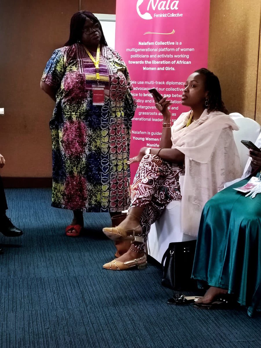 Interesting to find out many people in the room do not know about GEF. Generation Equality Forum. <a href="/_Nalafem/">Nalafem</a> #NFS2023 #IamNala