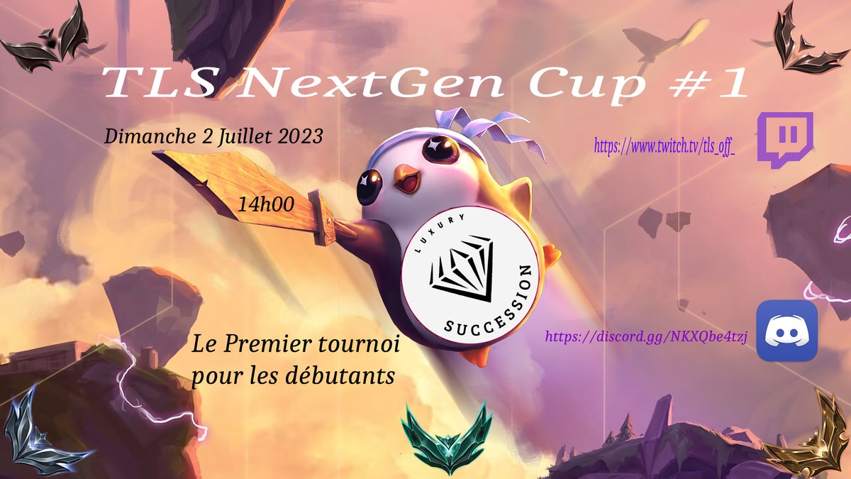 La TLS NextGen cup #1

C'est aujourd'hui à 14h RDV sur twitch pour le cast !

Twitch : https://WWW Twitch TV/tls_off_