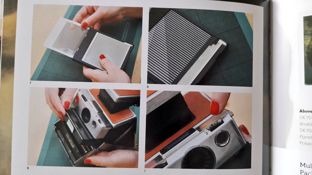 doublenegativeL's tweet image. This wonderful book. Wanting to make a text collage from my old photos... Totally absorbed in Rhiannon Adam&apos;s @thamesandhudson #polaroidthemissingmanual, a go-to for experimental processes, to get the best out of your insta camera 💫 using bleach, scissors, watercolours etc