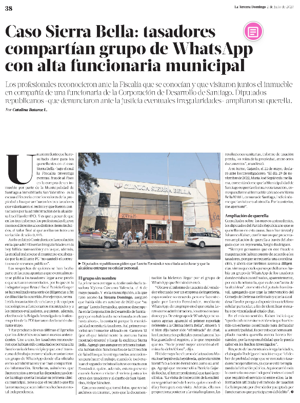 dar_mol's tweet image. La comunista @IraciHassler en serios aprietos
Se comprueba q funcionaria de confianza, q nadie mencionó antes, contactó a tasadores amigos, los renunió el mismo día en Sierra Bella para tasar y organizó grupo Whatsapp para coordinarlos y entregarles "documentos oficiales".
Q tal?