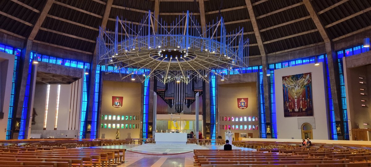 Sarahkate1957's tweet photo. Liverpool Cathedral for Mass this morning after a very fruitful two days #CBCEW #Evangelisation #Accompaniment Conference https://t.co/88eYWIiWUM