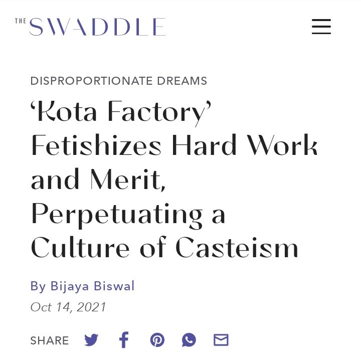 GabbbarSingh's tweet photo. Importing the western woke trope. 

Merit is racism. 

Hope these writers don’t get employed ever. When food on the table is guaranteed, and you never had to work hard, you compensate by demonising hard work itself. 🤣 https://t.co/j6yf87nwih