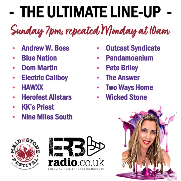 Emerging Rock Bands - Account has been archived (@emergingrock) on Twitter photo If you like your playlists to be eclectic, then today's #UltimateLineUp is definitely for you! Join @f0lkr0ckchick at 7pm for:
π <a href="/NineMilesSouth/">Nine Miles South</a> and <a href="/wickedstone__/">Wicked Stone</a> from the ERB presented Maiden Stage at <a href="/maid_of_stone/">Maid of Stone Festival</a> plus... If you like your playlists to be eclectic, then today's #UltimateLineUp is definitely for you! Join @f0lkr0ckchick at 7pm for:
π <a href="/NineMilesSouth/">Nine Miles South</a> and <a href="/wickedstone__/">Wicked Stone</a> from the ERB presented Maiden Stage at <a href="/maid_of_stone/">Maid of Stone Festival</a> plus...