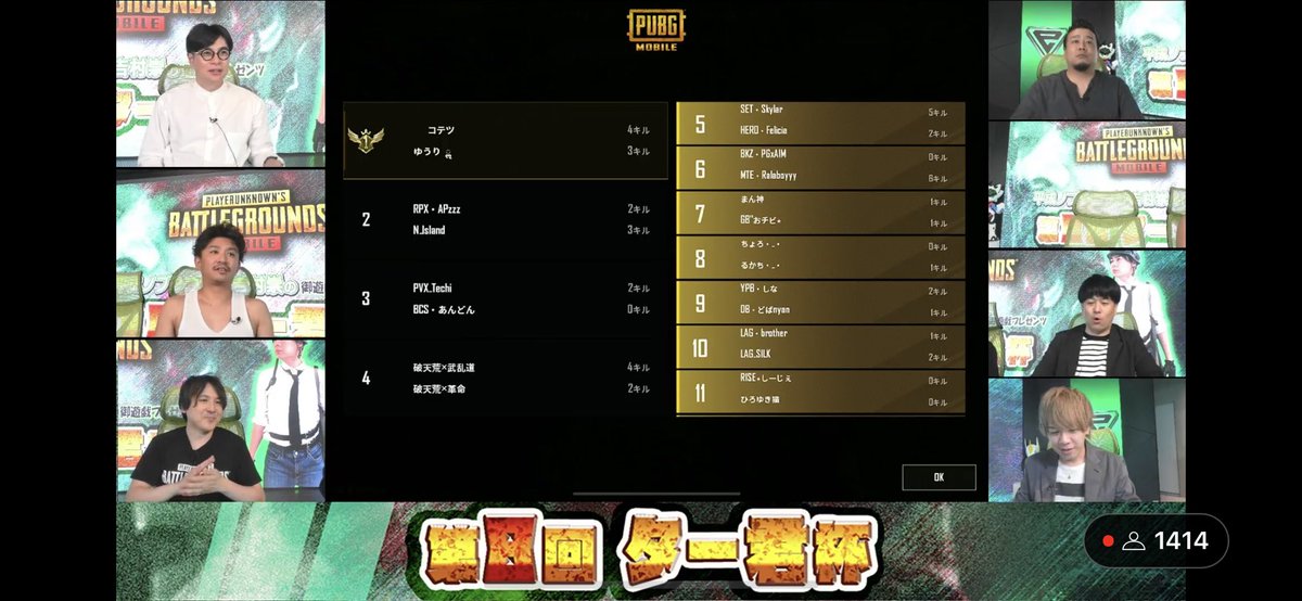 Koshi_Brando's tweet photo. ター君杯予選Sanhok４位通過でした〜！！！！
めちゃくちゃうれしい！！！！！！
決勝も後悔ない試合するので応援よろしくです📣 https://t.co/POB4gk8bbt