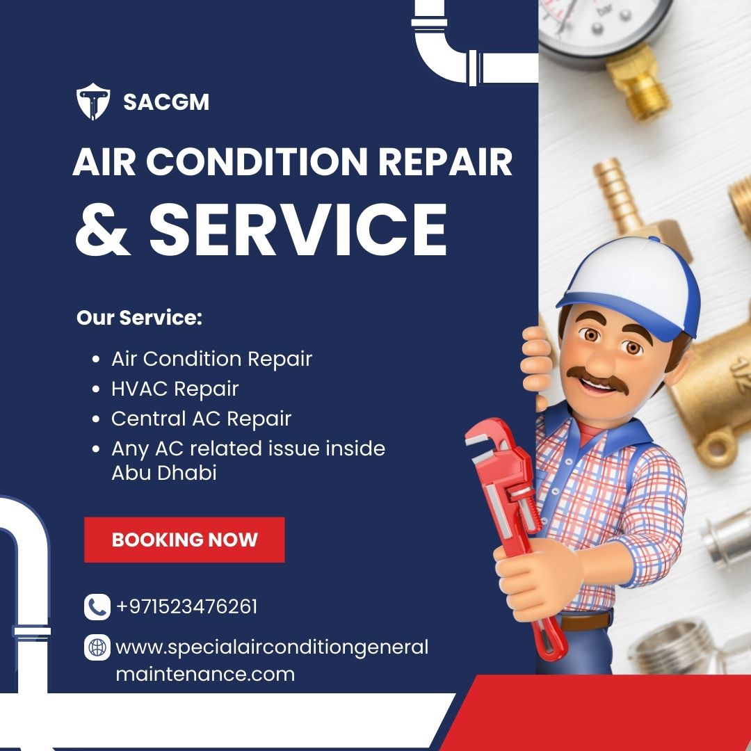 specialaircondi's tweet photo. Call us at +971523476261 for any Air Conditioner Repair Service in Abu Dhabi. Special Air Condition General Maintenance gives the best ac maintenance in Abu Dhabi.

🌐https://t.co/TfNGWTCJkx
☎️+971 52 347 6261

#acmaintenance #acservice #airconditionerrepair #acrepair https://t.co/WqWPVWJkCU