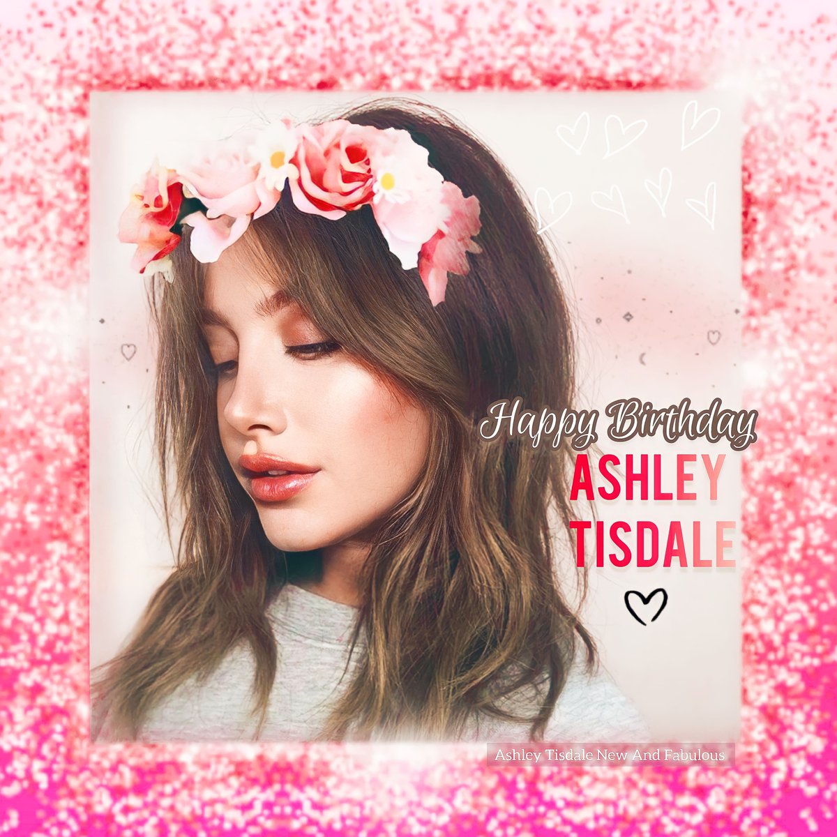UfficialeAT's tweet photo. Happy birthday Ashley ✨💗

#Graphic #GraphicDesign #designer #ashleytisdale https://t.co/rG9F0nAUUG