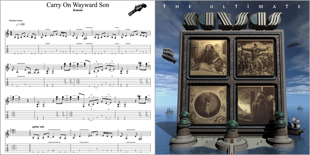 El tema "Carry On Wayward Son" abre el álbum de grandes éxitos "The Ultimate Kansas" publicado el 2 de julio de 2002: riffstory.com/tag/carry-on-w… #Kansas