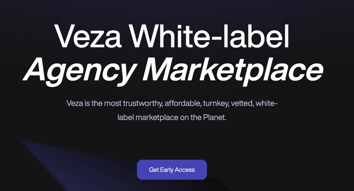 Agency Owners:

One of the fastest ways to scale your business is through White Label Partnerships.

That's why I built a community designed for Agencies to  white label their services to each other.

Want to join?

Like, RT + comment "veza" and I'll send you the link to sign up!
