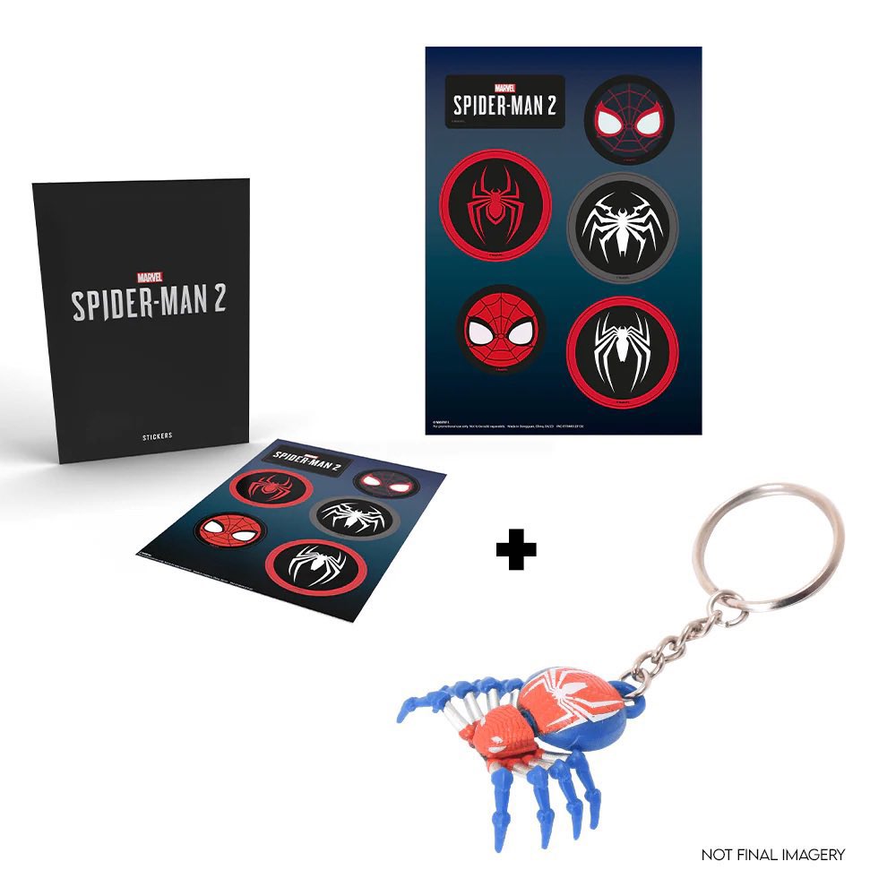 SpiderMan_Newz's tweet photo. Insomniacs spider-man 2 merch https://t.co/rC3S0GfC26