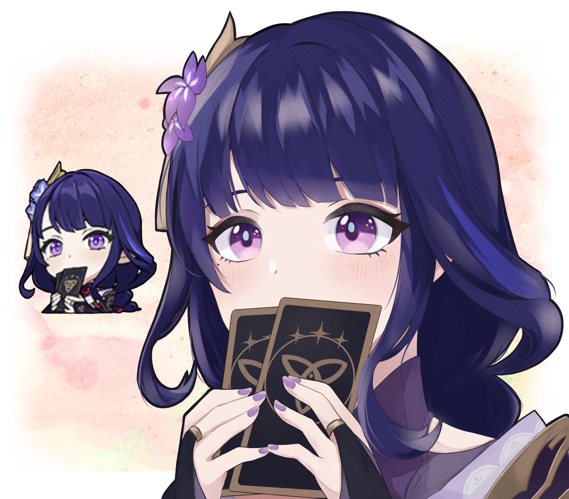 黒ぷよ@カナロア🐳 в X: „今回の原神スタンプの雷電将軍(影