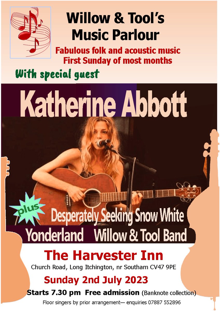 Tonight in #LongItchington - looking forward to a fabulous evening of #folk and #acousticmusic!