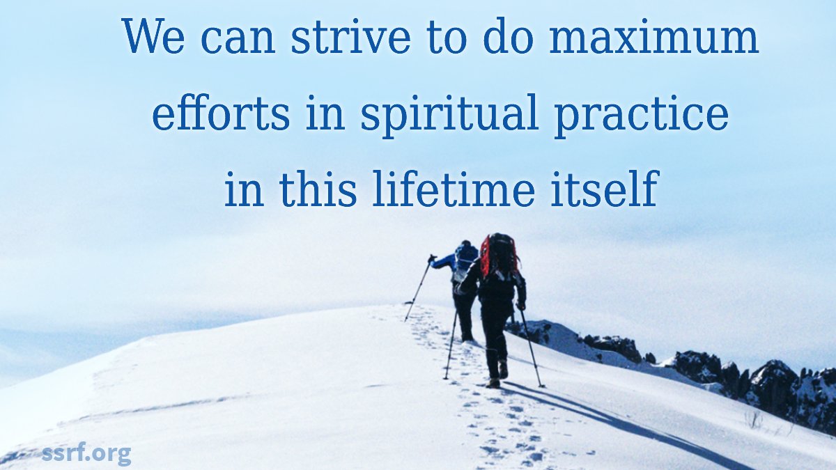 Getting a human birth is a precious gift from God. We don't know when our next birth will be or what our situation in that birth will be. Hence, it is best to make maximum use of this lifetime for spiritual growth.
ssrf.org/purpose-of-life 

#spiritual #purposeoflife