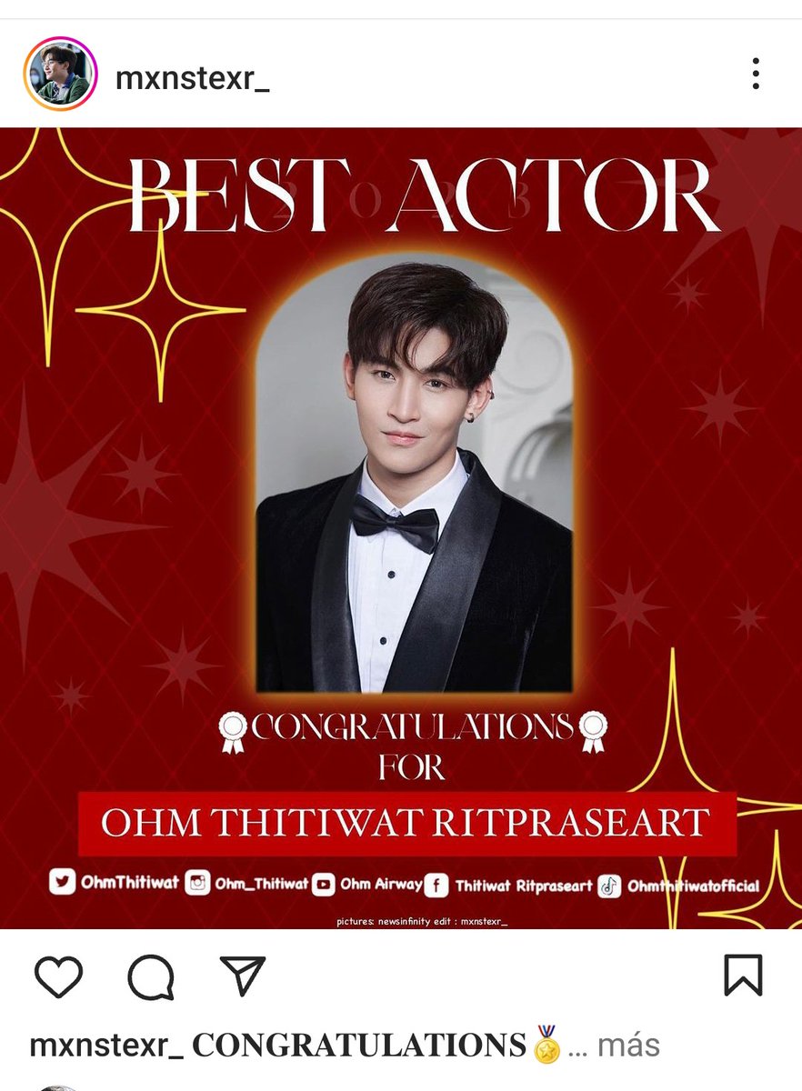 The bestActor
#AsiaTopAward2023xOhmThitiwat