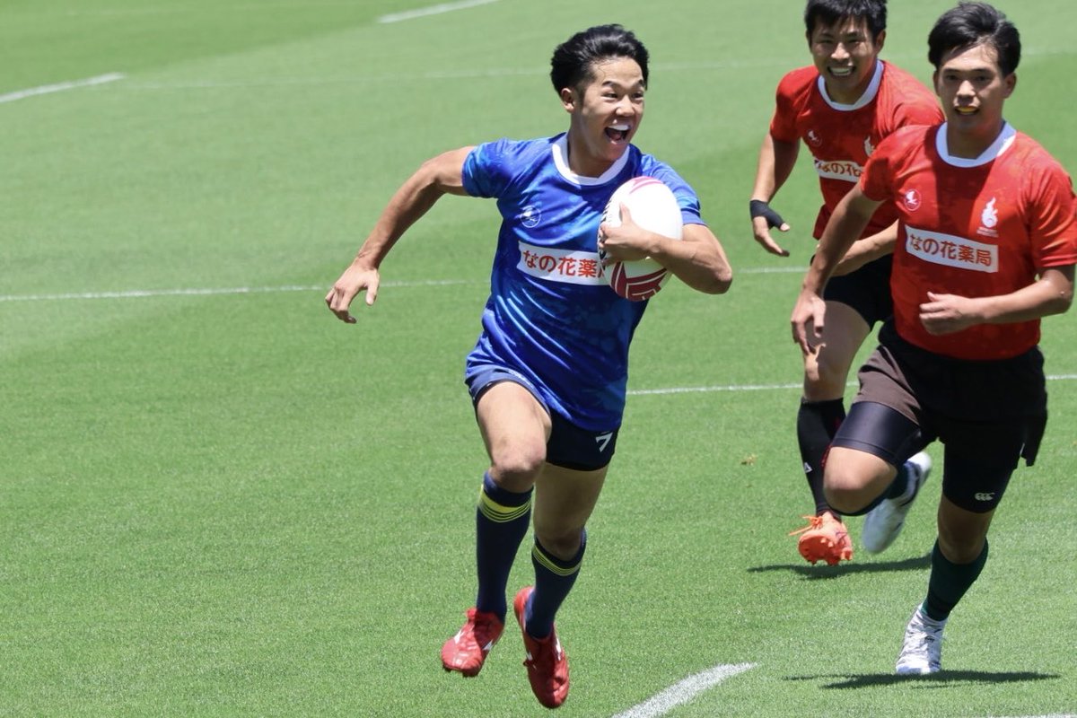 HidekiTakahash5's tweet photo. 秩父宮ラグビー場
第11回関東大学オールスターゲーム2023
リーグ戦選抜BLUE、リーグ戦選抜RED戦から

左サイドのスペースを鮮やかにゲインする浦瀬瑛紳君！ https://t.co/DzYzybMr4m