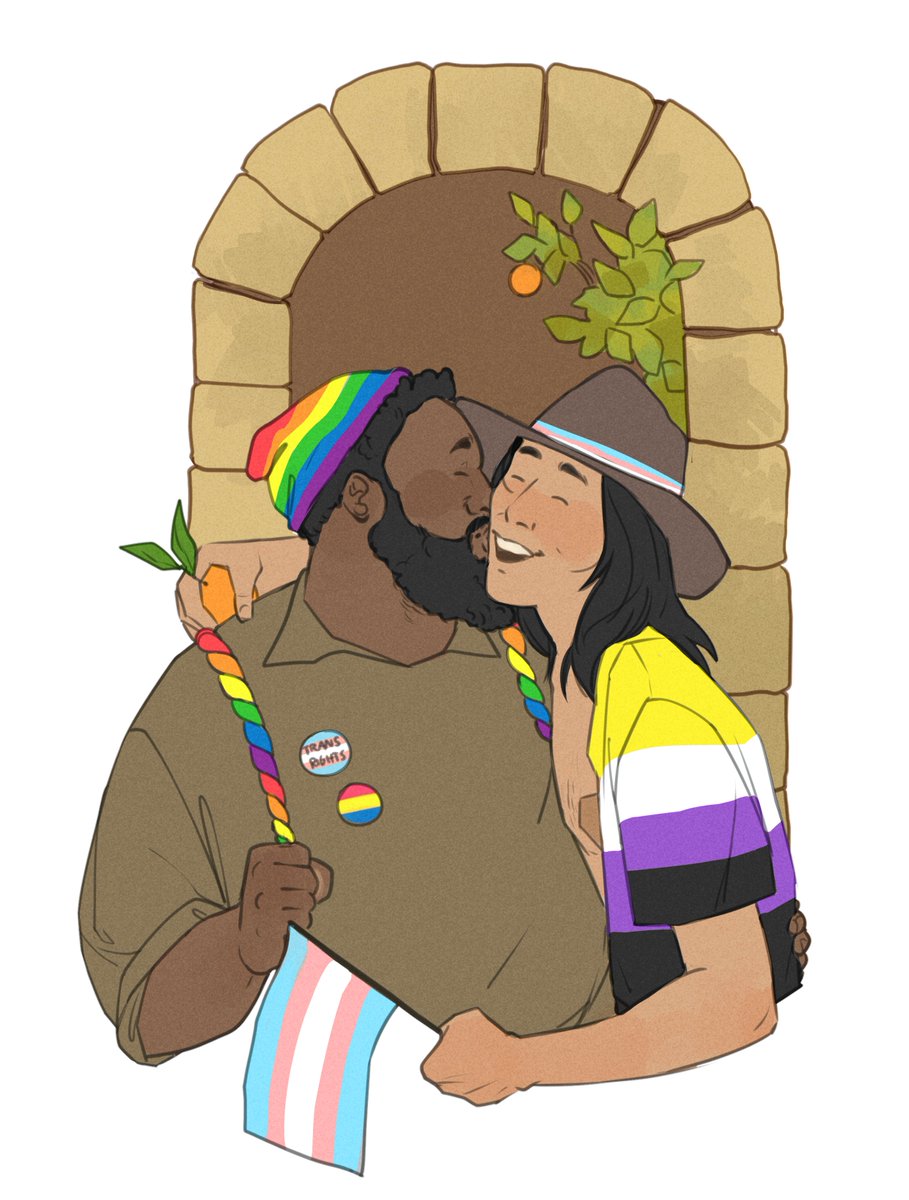 pride Jim and Oluwande 🍊🏳️‍🌈