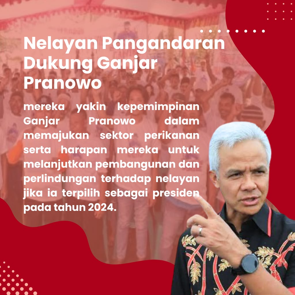 Nelayan pangandaran dukung Ganjar Pranowo. #GanjarCapres #GanjarPranowo