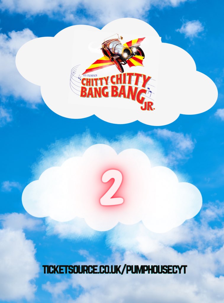 pumphousecyt's tweet photo. 2️⃣✌🏼 Toot sweet days to go! 🍬
🎭🎟️

https://t.co/YKezNWFD0h 

#AmateurTheatre #Theatre #Musicals #MusicalTheatre #chittychittybangbang #Watford https://t.co/2dTwo0nZCv
