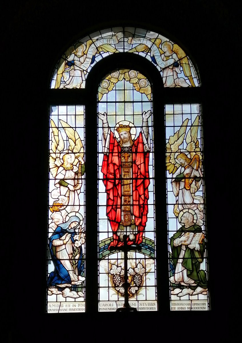 SanjeePerera1's tweet photo. One of my favourite #StainedGlass windows from last week @DioTruro, created by #JamesPowell of Whitefriars at Epiphany House Chapel, Kenwyn, of #ChristTheIntercessor (1914) with 3 lights.

https://t.co/A0ArsquO86

#StainedGlassSunday #StainedGlassSummer  #OurChurchOfEngland https://t.co/ONHw5wCvmW