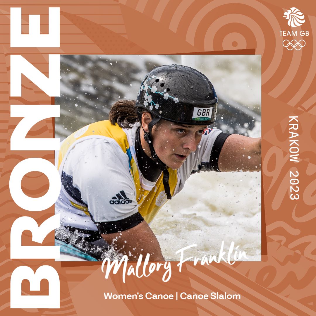 Team GB (@teamgb) on Twitter photo It's bronze๐ช
<a href="/Mall_Franklin/">Mallory Franklin</a> adds another canoe medal to our roster on the water๐ฅ
#EuropeanGames2023 It's bronze๐ช
<a href="/Mall_Franklin/">Mallory Franklin</a> adds another canoe medal to our roster on the water๐ฅ
#EuropeanGames2023