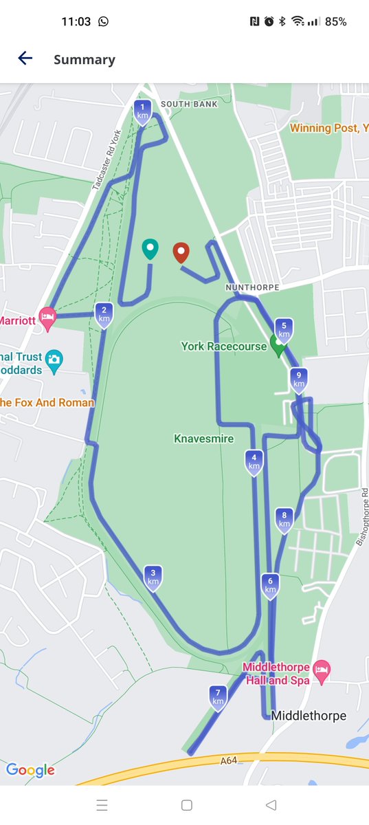 Kroy73's tweet photo. Only managed to win the #York Race For Life 10k this morning! 😳
Not sure how but that's irrelevant, 'Together we will beat cancer'.
#ProstateUK https://t.co/GhNvcmYgsN