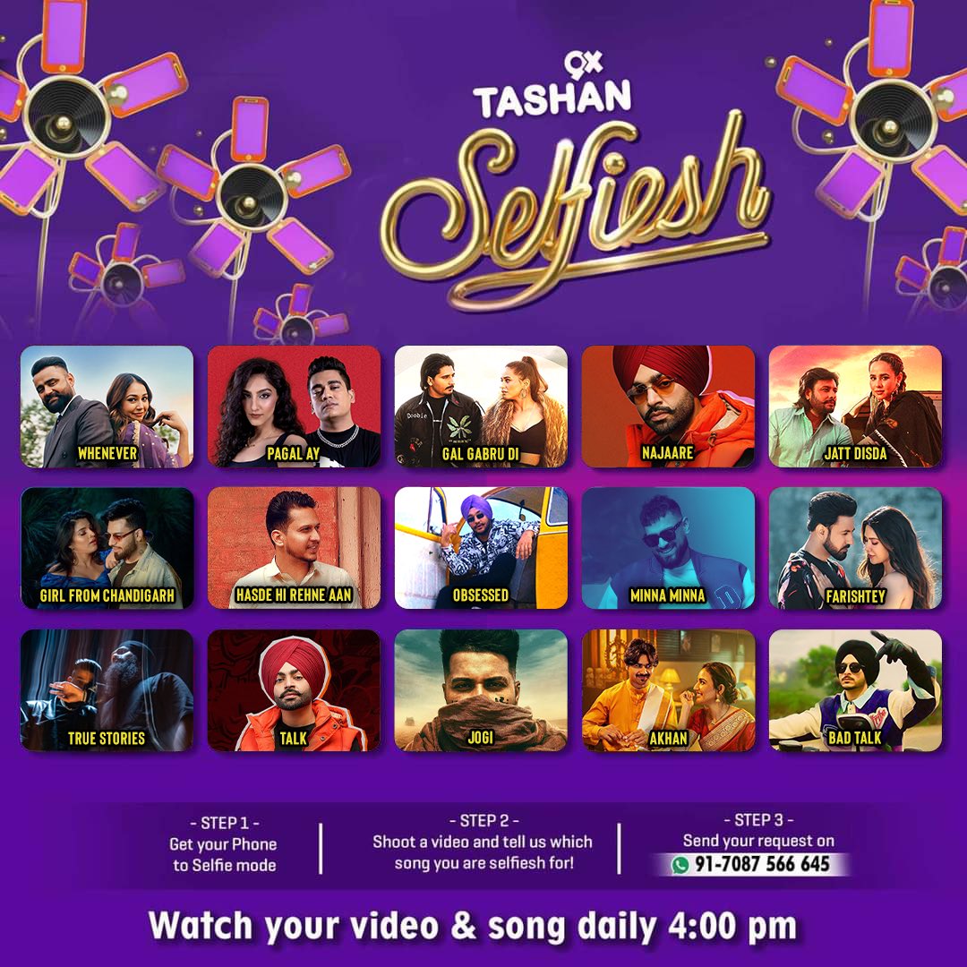 9XTASHAN's tweet photo. Ajj @9XTASHAN πΊ bneya hai tuhada Genie π§ββοΈ
Dsso Sahnu Apne Favourite #Songs πΆ te assi play krange sirf ohi on π€©
#SELFIESH | Everyday | 4 Pm π
#9xtashan #latest #punjabi #songs #hits #favourite #request #video #reels #reelsinstagram #tashan #selfiesh #Paris https://t.co/c2v1YxyLwu