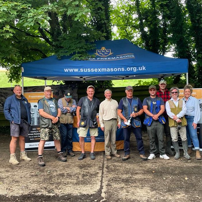 ParizeCody's tweet photo. Masonic Charity Clay Shoot. What a fantastic day! Raised £250 👍🏻 #southdowngunclub 
#freemasonry #masons #sussexmasons #freemasons #unitedgrandlodge #charity https://t.co/U1MQjEDxwr