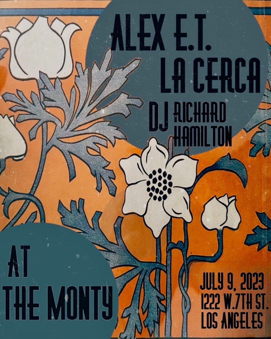 LaCerca's tweet photo. But wait theirs more!  Sunday July 9 @ The Monty Bar in Downtown LA,  hell yeah, with  Alex ET and DJ Richard Hamilton,  Gonna be righteous, check it out! https://t.co/cAHyZy2xyy