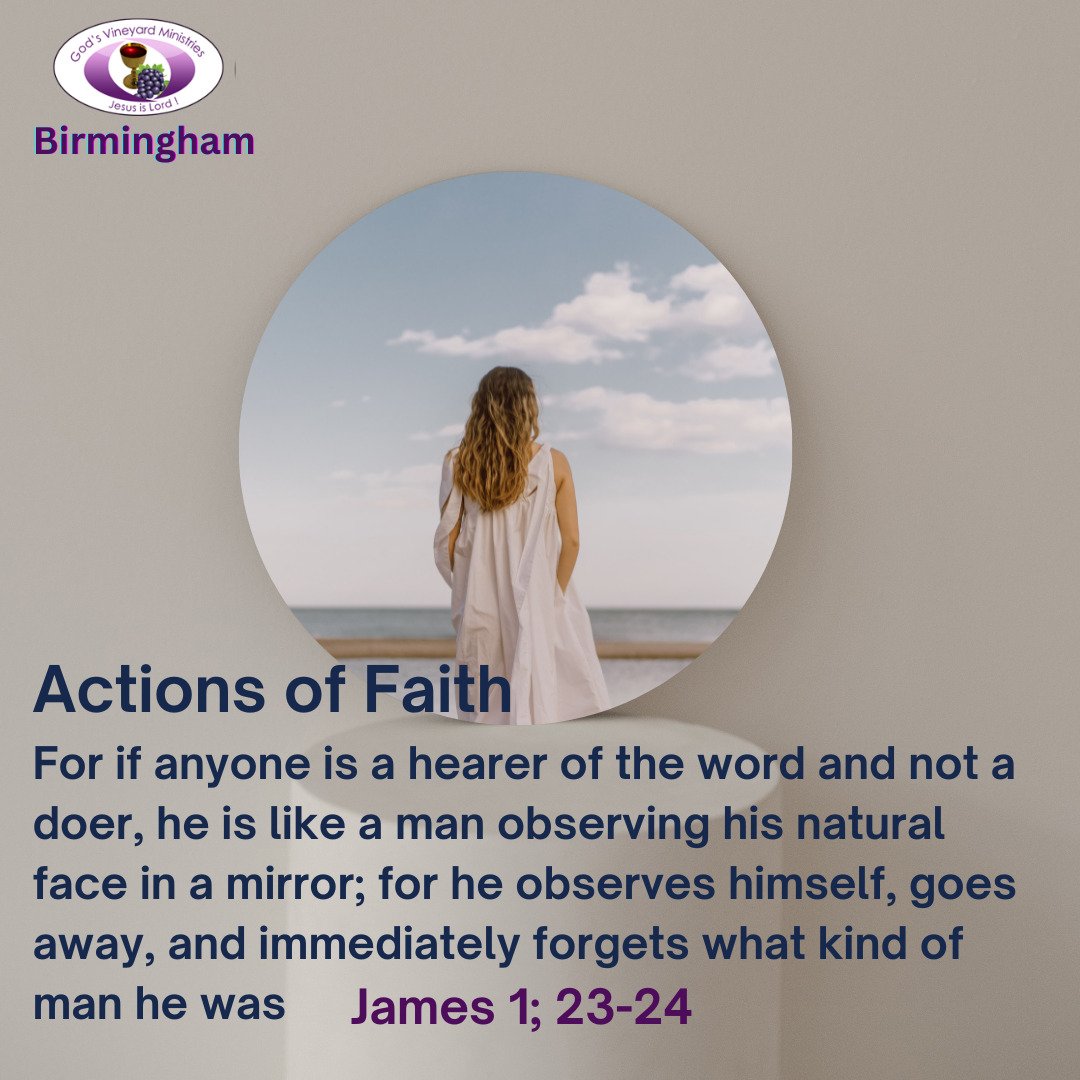 GVCBirmingham's tweet photo. For if anyone is a hearer of the word and not a doer, he is like a man observing his natural face in a mirror;
for he observes himself, goes away, and immediately forgets what kind of man he was.
James 1:24 NKJV
https://t.co/FCMR1axHF7

#July
#gettingbetter
#faith
#gvcbham https://t.co/8YxJ9vTvfm