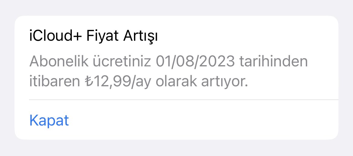 Hayırlı olsun, iyi bile dayandı #icloud