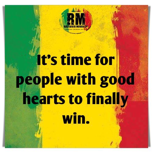 It’s time for people with good hearts to finally win.