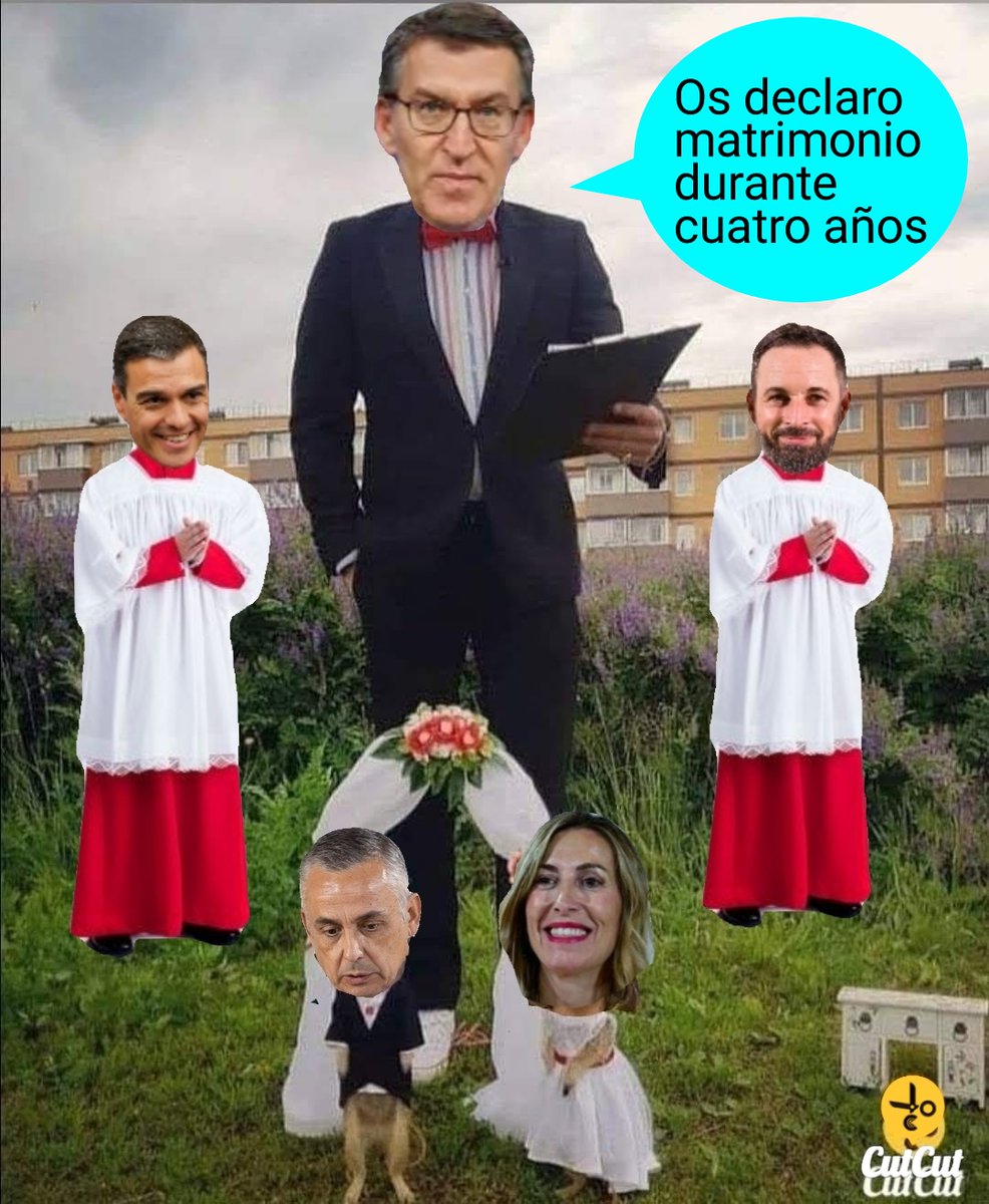 arjona70's tweet photo. Boda en la comunidad de Extremadura entre María Guardiola del PP. con Ángel Pelayo de Vox. https://t.co/1SbaCoVpUs