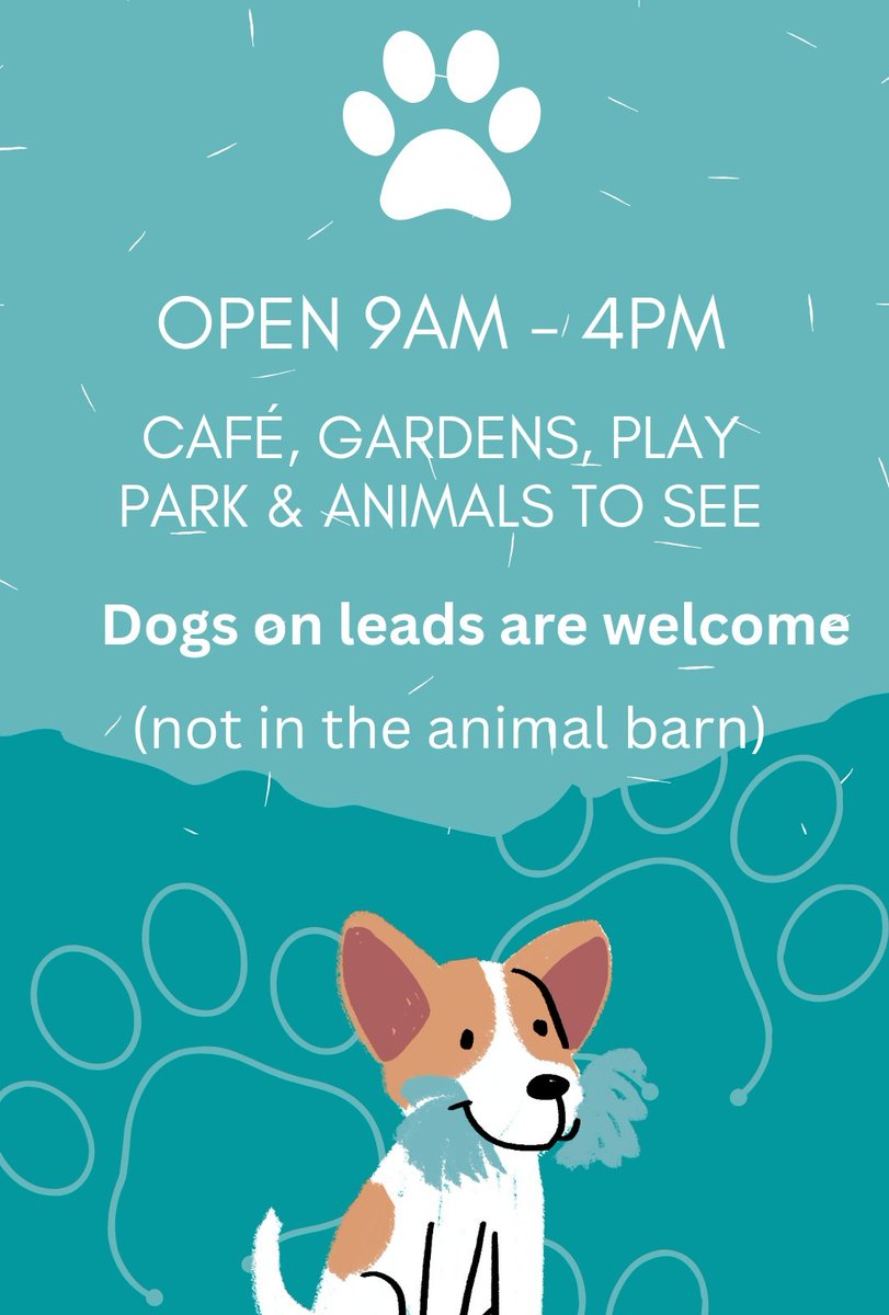 🕘 We're open 9am-4pm 🙌 7 days a week 🗓️
🍽️ Café, gardens, play park, animal barn 🐢
🐕 Dogs on leads are welcome (not in the animal barn).
#madewellhatherleigh #hatherleigh #westdevon #devon #dogfriendly #dogswelcome