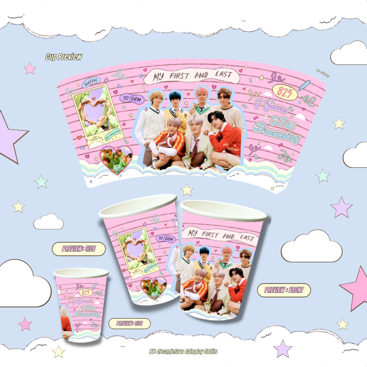 s7illdreamin's tweet photo. 7 Years &amp; S7ill Dreaming ⭐️
⭒ cupsleeve event 

꒰ ☁️ 𝓒up preview ꒱
﹏

Registration opening : 
→ July 8, 2023┊7 PM 

𝓢ee you there! 🩵

#S7illDreaming https://t.co/XARe73tyHb