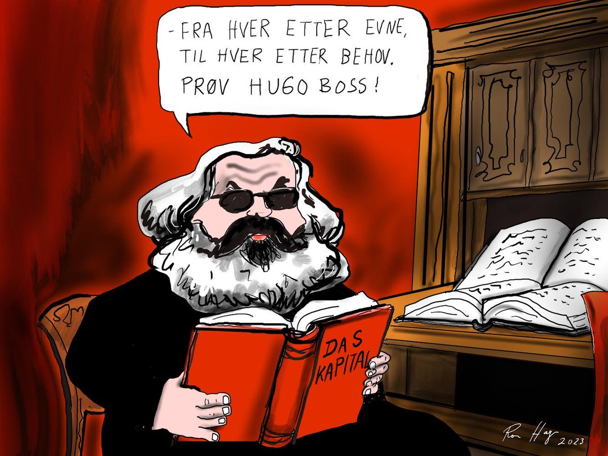roarhagen's tweet photo. Fritt etter Karl Marx. VG https://t.co/3gwt5owJYD
