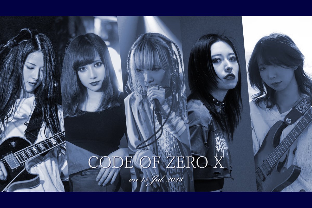 CODE OF ZERO X Vo. 0C @codeofzeroC Gt. 柏木みゆう @1009_myu Gt