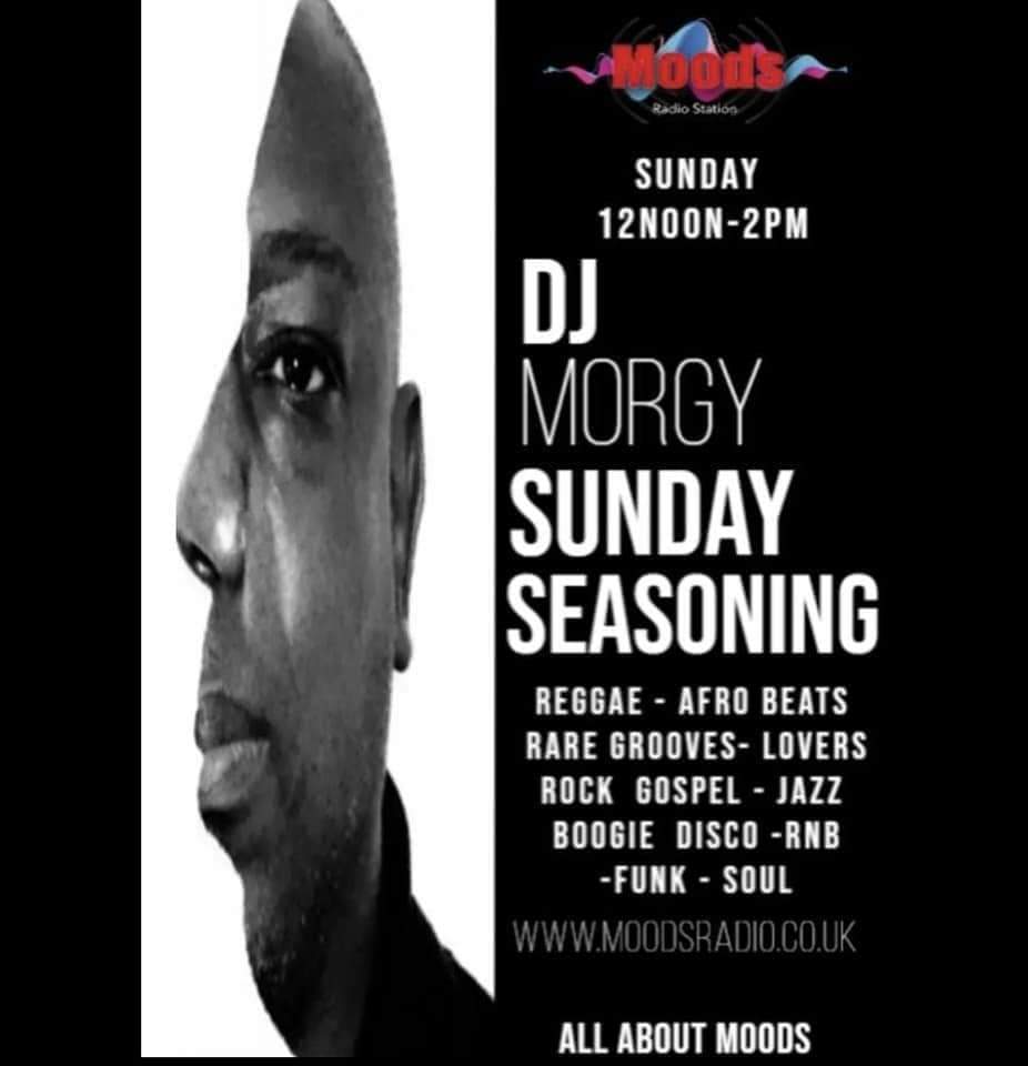 MoodsRadioUK's tweet photo. Join DJ Morgy NOW 12pm-2pm on https://t.co/kgtiXRnSak
for Sunday Seasoning
#DjMorgy #Morgy #MoodsRadioUK #OnlineRadioStation #Music #Online #Radio #TuneIn #OnlineRadio #MusicForEveryMood #SundaySeasoning #SundayVibes #SundayMotivation #community #SundayFunday #sundayvibe https://t.co/pdZvoOVPDC