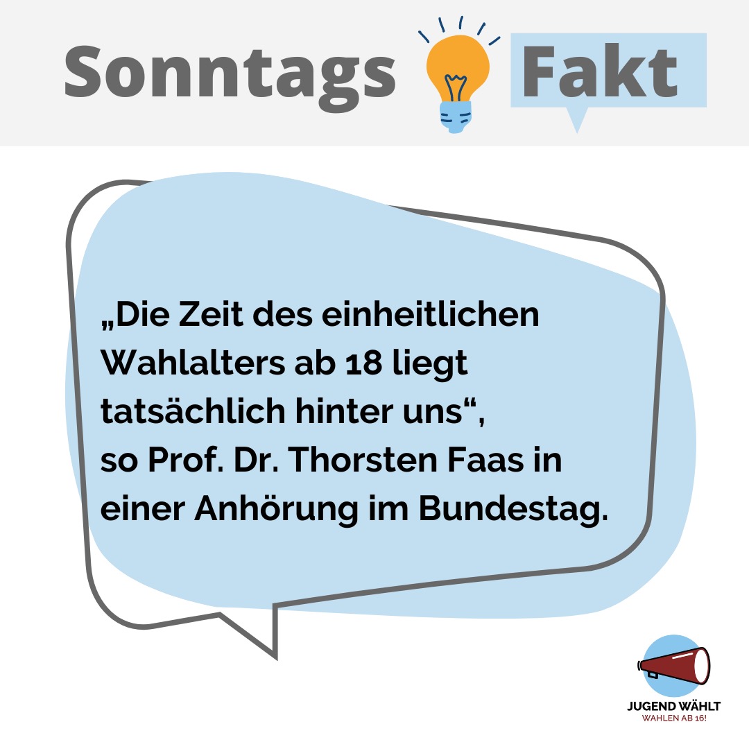 jugendwaehlt's tweet photo. Wir brauchen ein einheitliches #Wahlalter16 https://t.co/nRsW6rPCQd