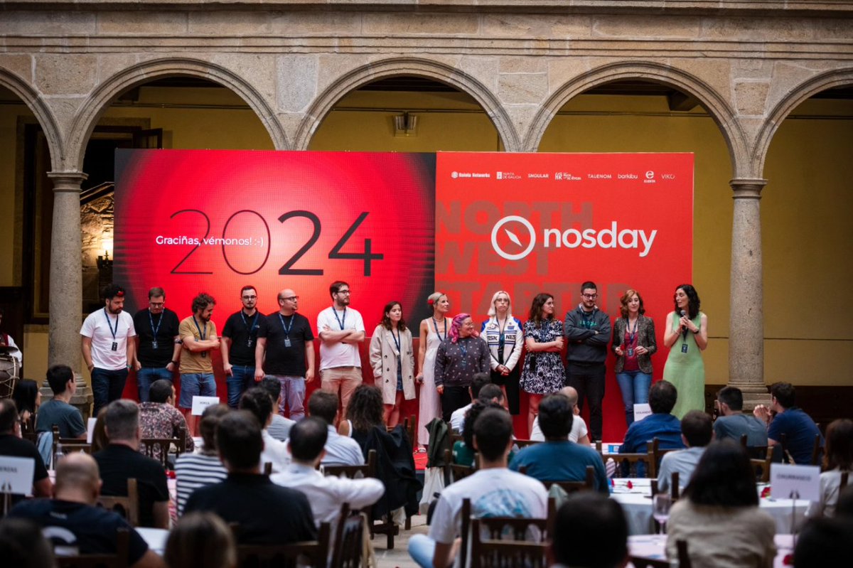 nosday's tweet photo. ¡Muchas gracias a todos los asistentes, a los ponentes, al equipo, al fotógrafo y a los patrocinadores! El #nosday23 ya es historia. Ahora toca preparar el #nosday24 https://t.co/sw4awxrPJ7