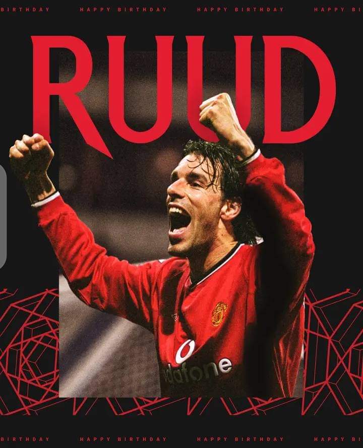 Happy birthday to a United legend have a great day, Ruud van Nistelrooy! 