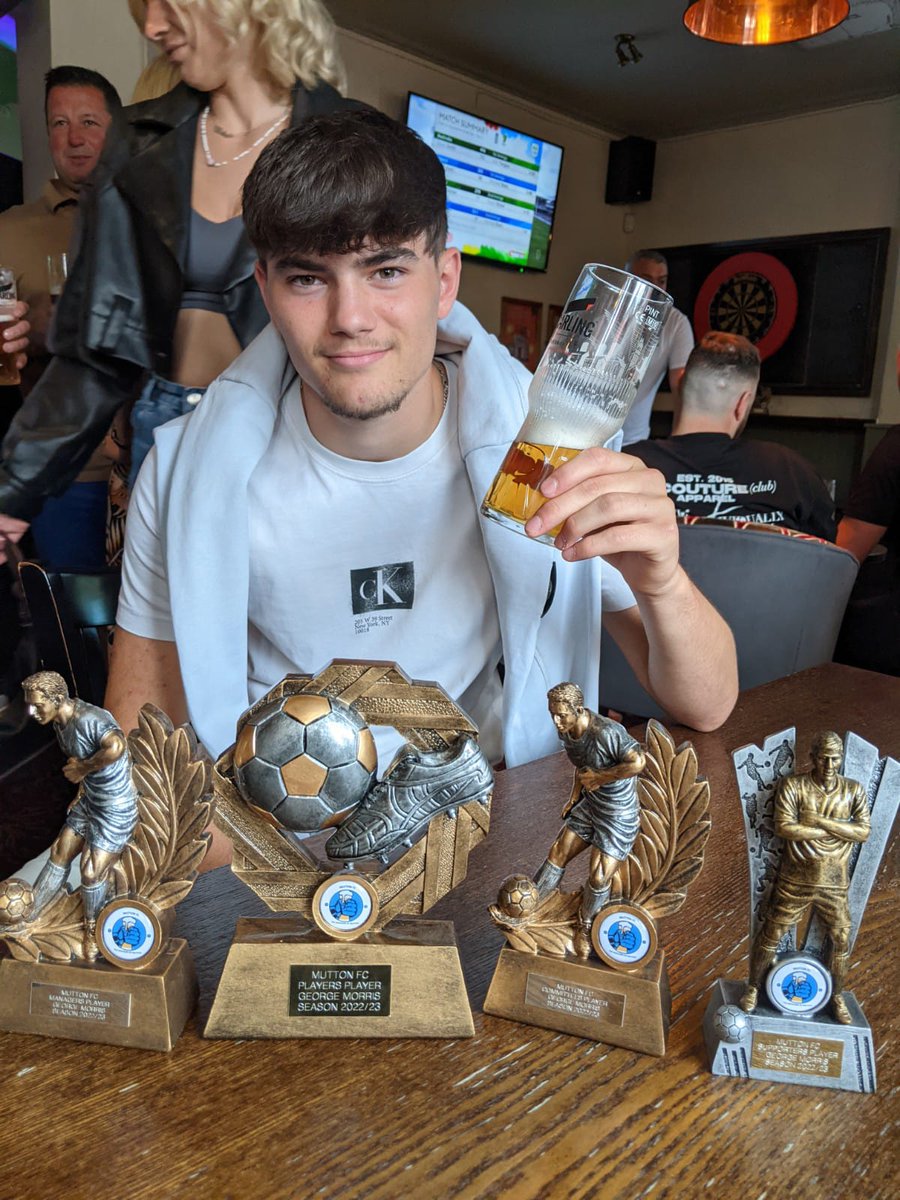 DavidMo07282851's tweet photo. Well done son, clean sweep 
Managers player🏆
Players player🏆
Supporters player🏆
Committee player🏆 https://t.co/kwJzCJXDcV