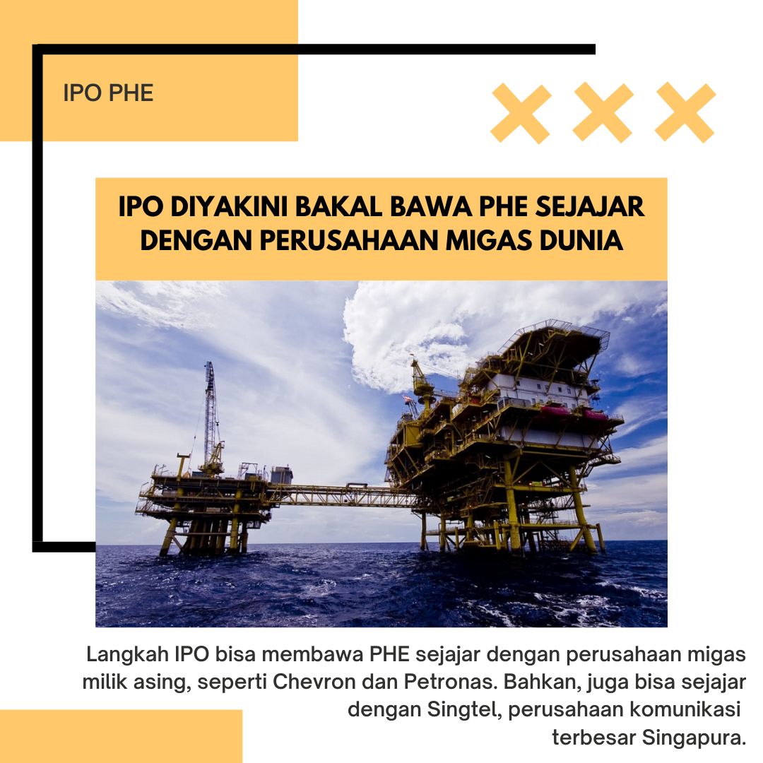 nadiapurwati89's tweet photo. IPO DIYAKINI BAKAL BAWA PHE SEJAJAR DENGAN PERUSAHAAN MIGAS DUNIA
Langkah IPO bisa membawa PHE sejajar dengan perusahaan migas milik asing, seperti Chevron dan Petronas. Bahkan, juga bisa sejajar dengan Singtel, perusahaan komunikasi terbesar Singapura. #pertamina #ptphe https://t.co/Z8mQ84SVDN