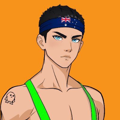 This guy is bullish yet his <a href="/Memeland/">Memeland ❤️ Memecoin</a> looking like an anime version of Borat in his green thong.