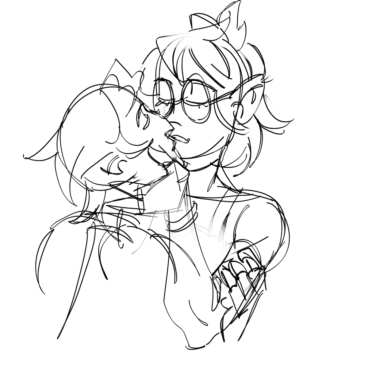 scrunkitty's tweet photo. Some cute #huntlow wips that I keep forgetting to post :'D

#TOH #fanart https://t.co/VjwXif1epK
