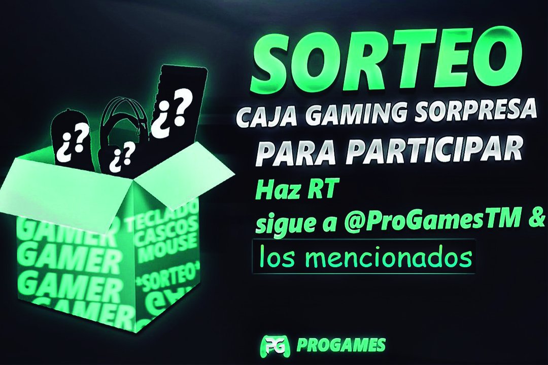 📌#SORTEO DE 3 DÍAS 🎁

~ PREMIO GAMING SORPRESA (Mouse, Teclados, GiftCards, Auriculares, Steamkeys, Etc)🎮📦

▫️Para participar: Haz RT, sigue a <a href="/ProGamesTM/">PRO GAMES™🎮</a> y <a href="/SantinoCripto/">SantinoCripto®</a>
 
¬ Termina: 3 días (05/07)👍

¡SUERTE!🍀