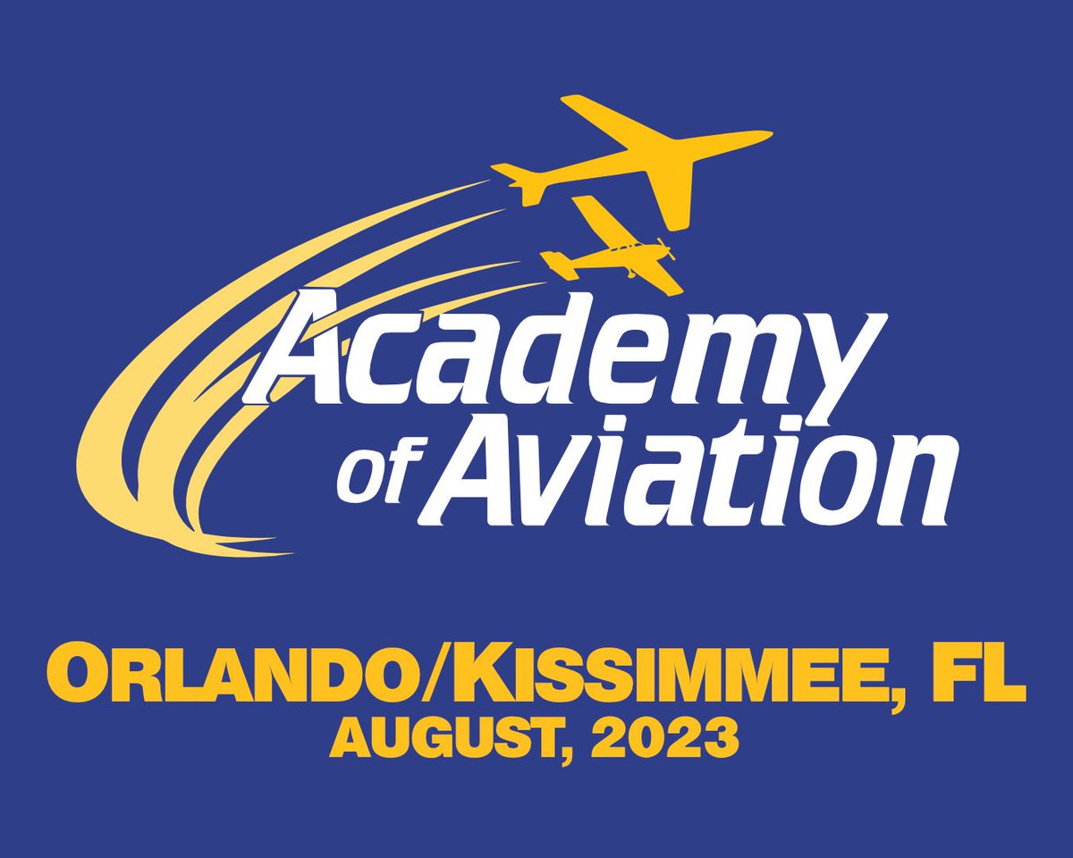 Now accepting applications for Academy of Aviation in Orlando/Kissimmee.

Flight training students and flight instructors are encouraged to apply for our August 1, 2023 opening.

We look forward to opening our newest location in Florida. #flyaoa
