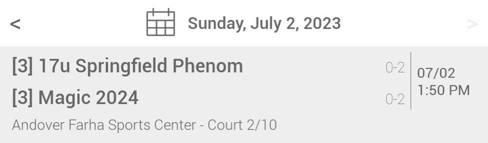Schedule for the second day in Wichita! Game at 1:50, then another at 4:10! Exited to play today! @AllenMaltsberg1 @I35Showcase_GBB @MissouriPhenom @HammittJulie