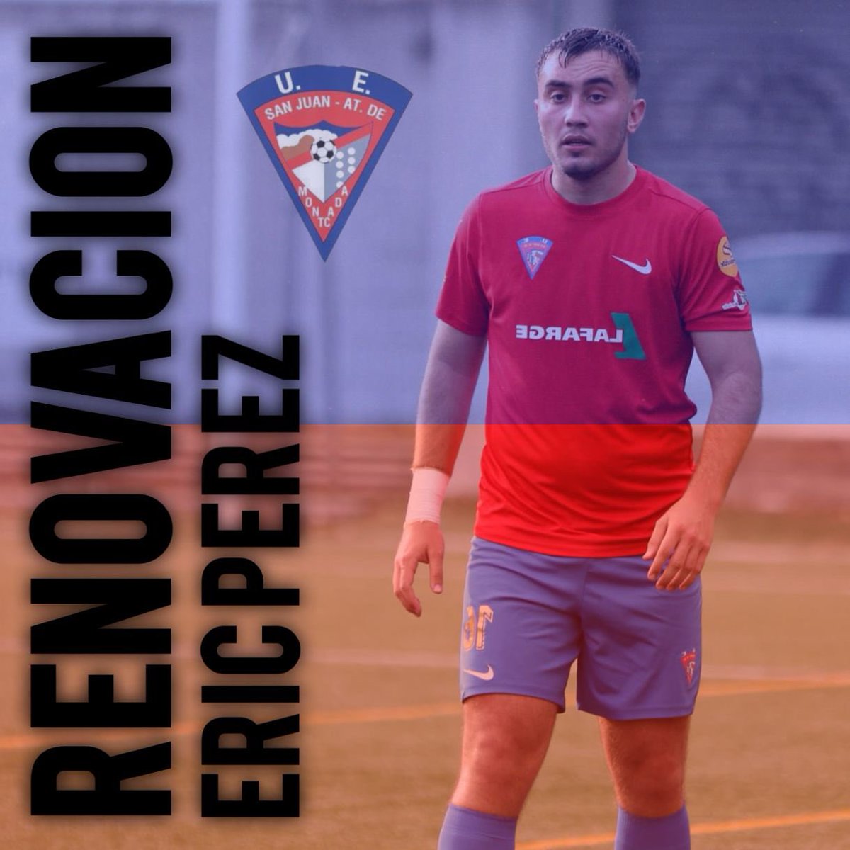 SJATLMontcada's tweet photo. Eric Perez
Contentos de anunciar la renovación y poder seguir disfrutando de una de las mejores salidas de balón de la línea defensiva, con ganas de verte en la aventura en 1 catalana. https://t.co/OuY0nKcsmS