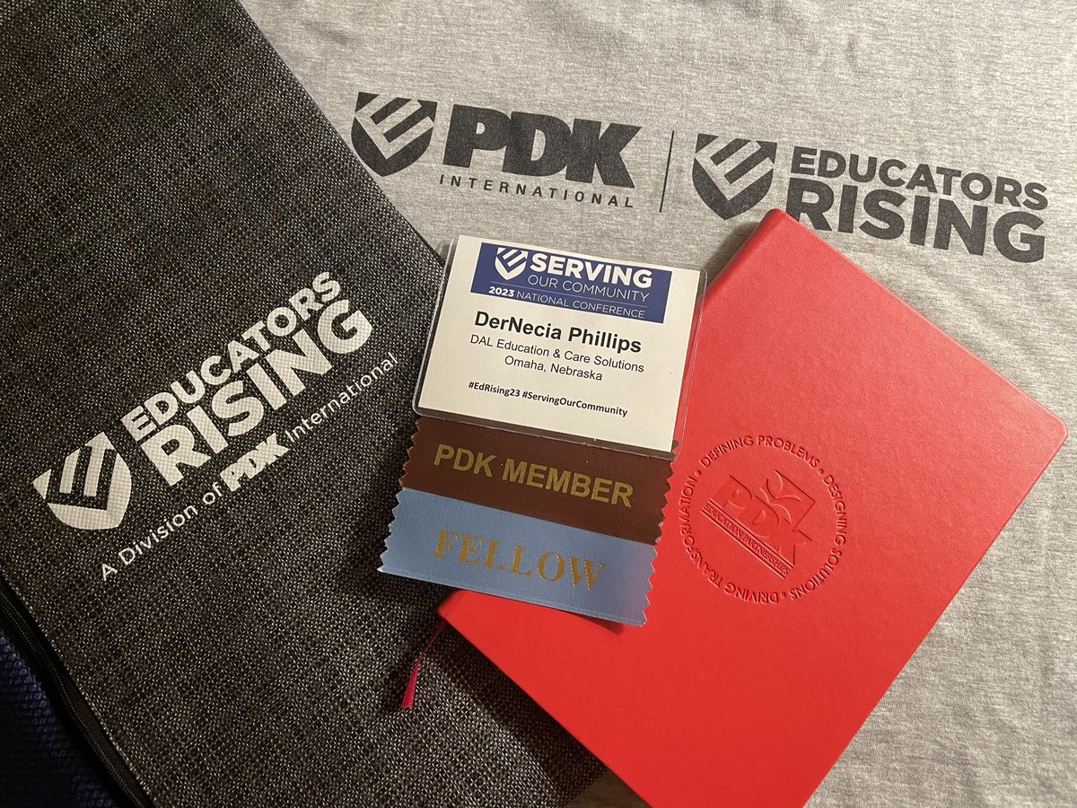 dernecia's tweet photo. Thank you @pdkintl for convening the Emerging Leaders and Distinguished Educator Fellows at this year’s @EducatorsRising National Conference.  We’re ready to work 🙌🏽 
#EdRising23 #servingourcommunity https://t.co/DsdZs2hO9l